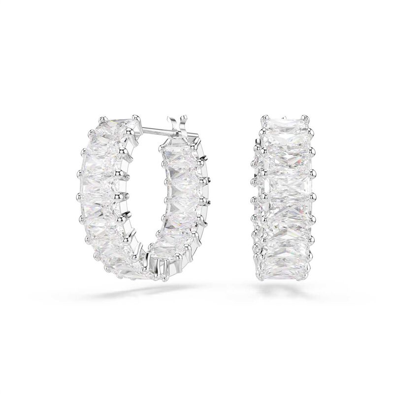 Swarovski Matrix Hoop Earrings image number 0